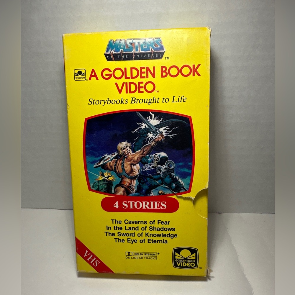 Herman Masters of the Universe A GOLDEN BOOK VIDEO VHS 4 Stories 1985